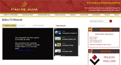 Desktop Screenshot of paodejuda.com.br