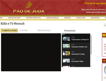 Tablet Screenshot of paodejuda.com.br